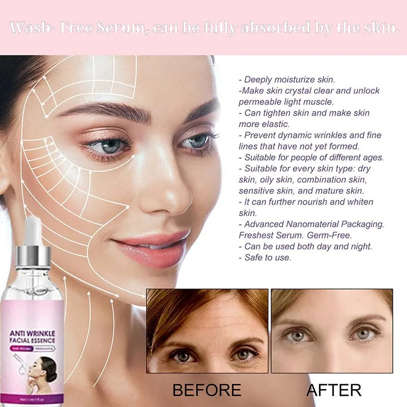Instant Anti-Wrinkle Peptide Serum – Firming & Moisturizing