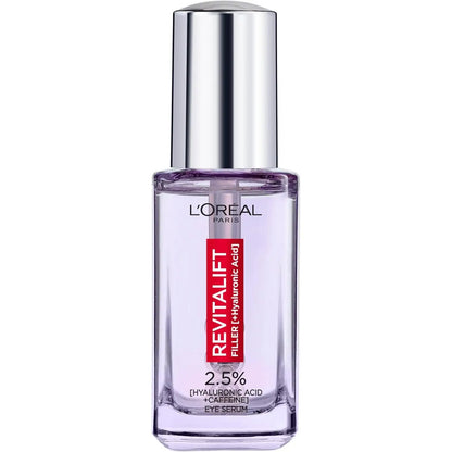 Sérum de Ojos L'Oréal Revitalift Filler con Ácido Hialurónico y Cafeína (20ml)