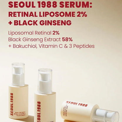 Sérum Facial Retinol Seoul 1988 - Anti-Arrugas Hidratante y Blanqueante