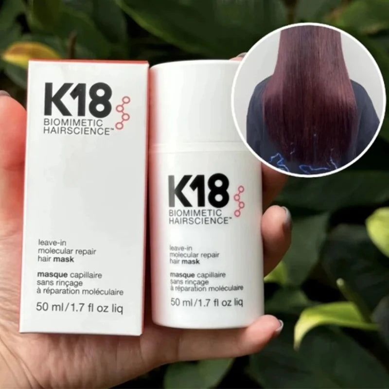 Mascarilla Capilar K18 Leave-In Reparación Molecular con Keratina