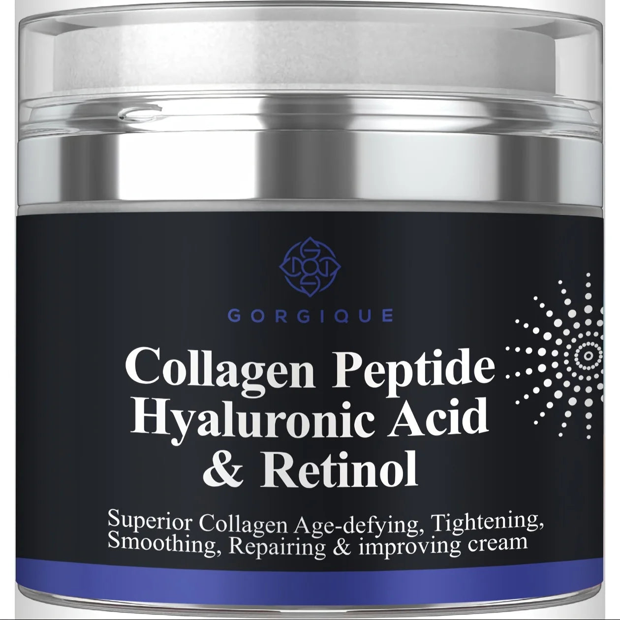 Crema Antiedad con Péptidos de Colágeno, Ácido Hialurónico y Retinol (50ml)