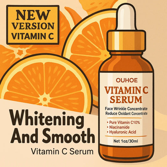 Sérum Facial Vitamina C - Anti-Arrugas Reafirmante y Blanqueante