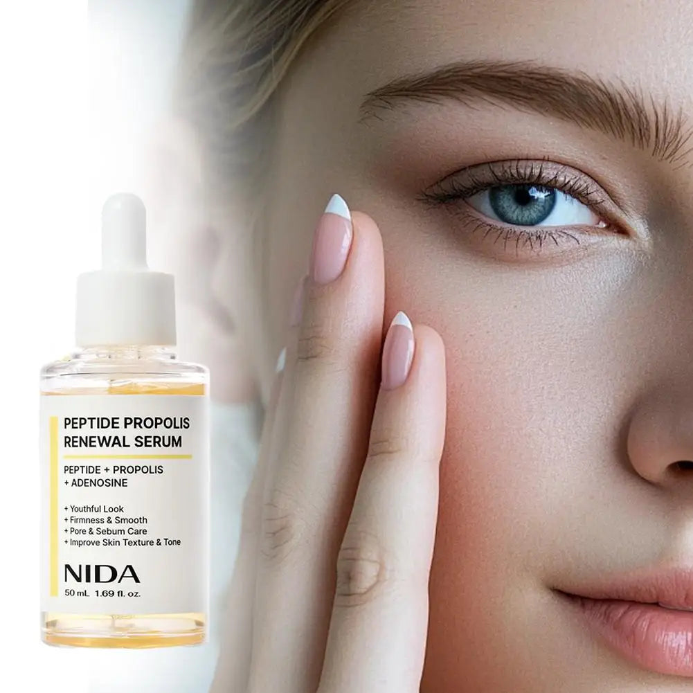 Sérum Facial Rejuvenecedor NIDA con Propóleo y Péptidos - Reparación de Barrera Cutánea