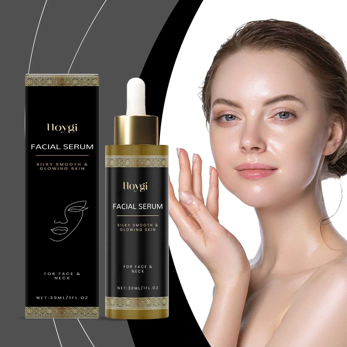 Esencia Facial Hidratante Iluminadora - Textura Ligera para Piel Suave, Radiante y Elástica