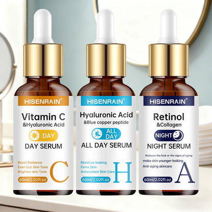 Vitamin C + Retinol + Hyaluronic Acid Serum Duo