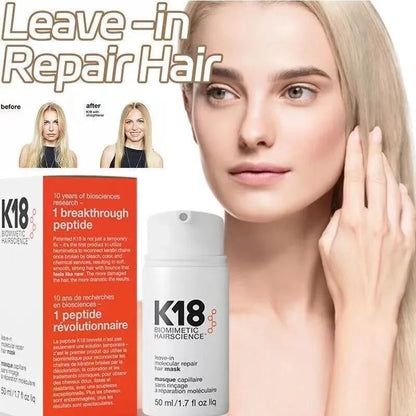 Mascarilla Capilar K18 Leave-In Reparación Molecular con Keratina