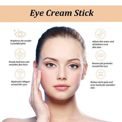 Stick Crema de Ojos con Baba de Caracol y Colágeno Hoygi - Anti-Arrugas y Ojeras