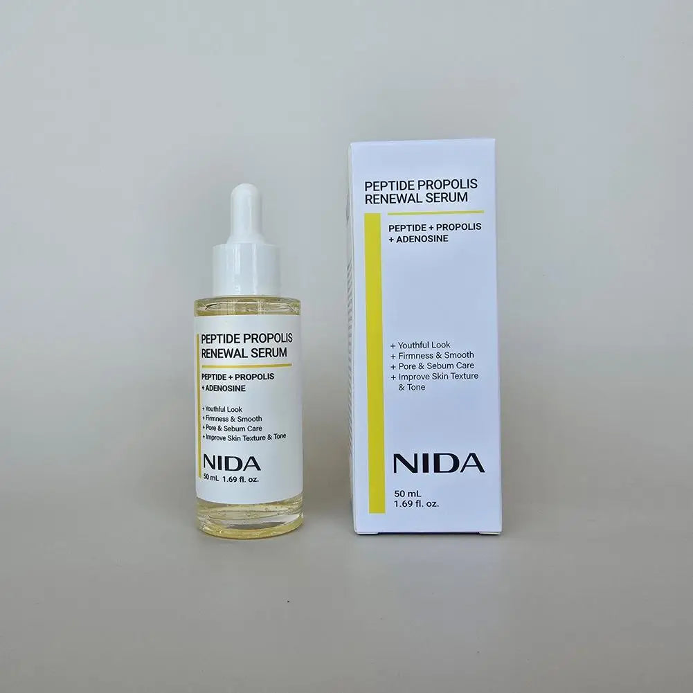 Sérum Facial Rejuvenecedor NIDA con Propóleo y Péptidos - Reparación de Barrera Cutánea