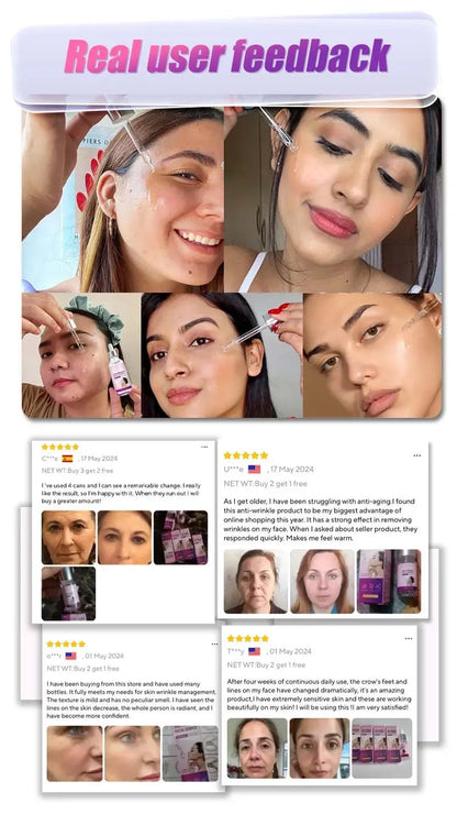Instant Anti-Wrinkle Peptide Serum – Firming & Moisturizing