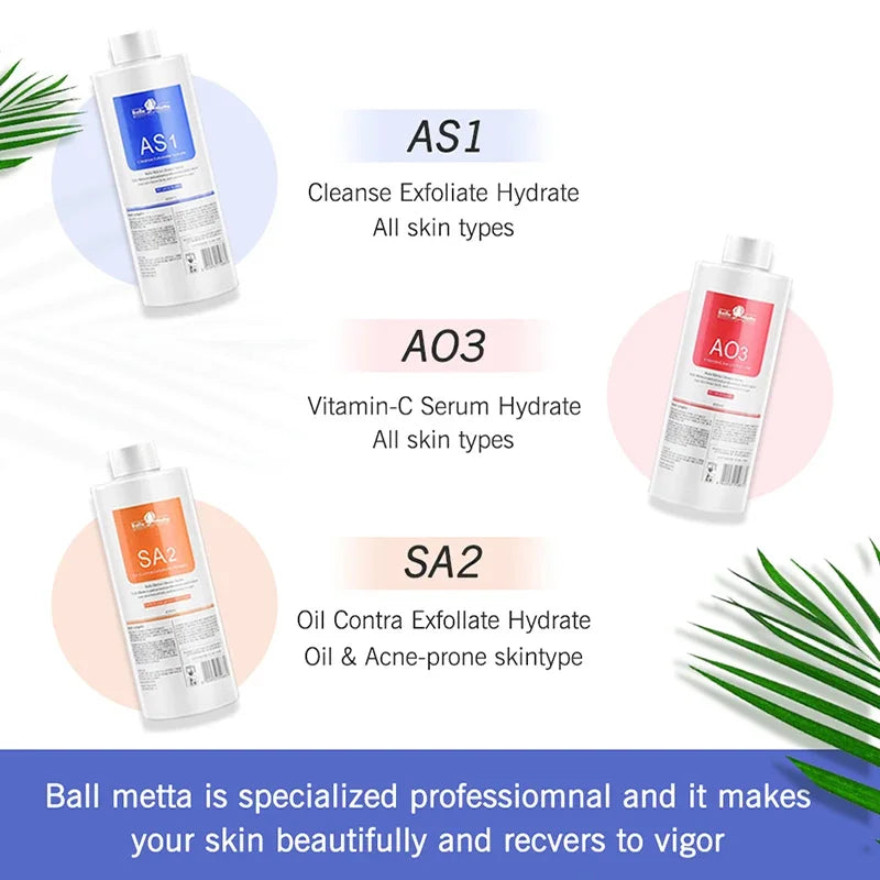 Kit de Sueros Faciales Aqua Peel AS1 SA2 AO3 - Solución Profesional para Limpieza Profunda 400ml (3 Sueros)