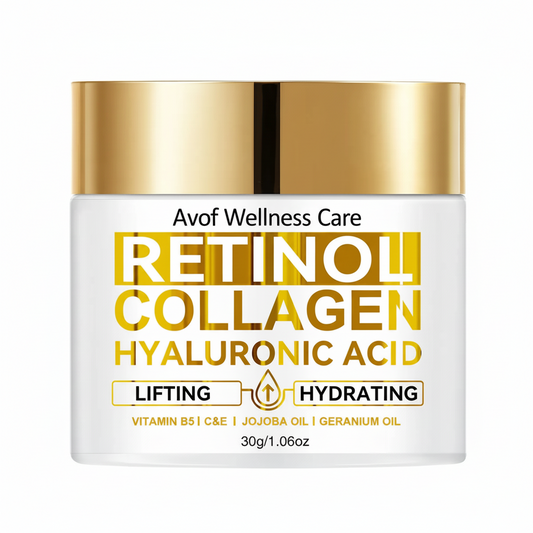 Crème visage anti-âge au rétinol, collagène et acide hyaluronique 60 g
