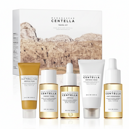 Kit de voyage SKIN1004 à la centella de Madagascar - 5 produits essentiels
