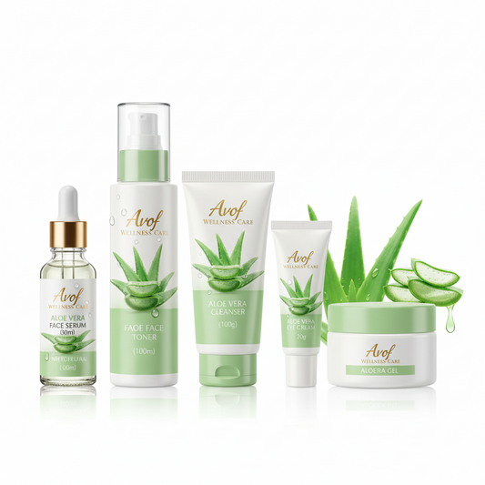 Set de Cuidado Facial con Aloe Vera - Hidratación Profunda y Nutrición Intensiva para Piel Luminosa